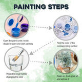 Flowers Paint by Numbers Kit for Adult-Flowers Paint by Number Canvas for Adults,DIY Paint by Numbers Flower Perfect for Home Wall Decor Gifts 16x20inch PHANTASYART