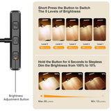 Gritin 19 LED Rechargeable Book Light for Reading in Bed with Memory Function- Eye Caring 3 Color Temperatures,Stepless Dimming Brightness,80 Hrs Runtime Lightweight Clip on Light for Book Lovers Gritin