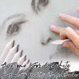 Fulmoon 288 Pcs Blending Stump and Tortillion Set Paper Art Blenders Blend Stumps for Drawing Shading Drawing Supplies Pencil Sketch Paint Tools for Student (Assorted,Mixed Sizes) Fulmoon