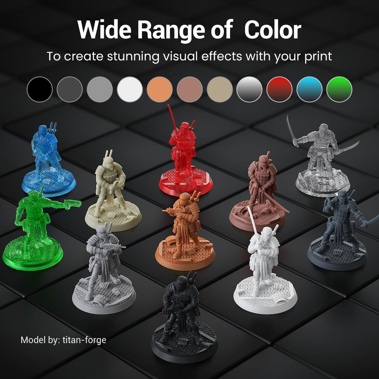 UNIFORMATION 3D Printer Resin Standard Fast UV Curing Plant-Based 3D Resin Liquid with High Precision Low Viscosity Suit for SLA/LCD/DLP Printing Transparent, High Clear 1KG Uniformation