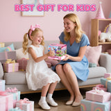 Jumbo Floor Puzzle for Kids,48 Piece Unicorn Large Jigsaw Puzzles,Puzzle for Toddler Ages 3-5,Fun Educational Preschool Learning Toy Gift for Boys & Girls Ages 4-8 IFLOVE