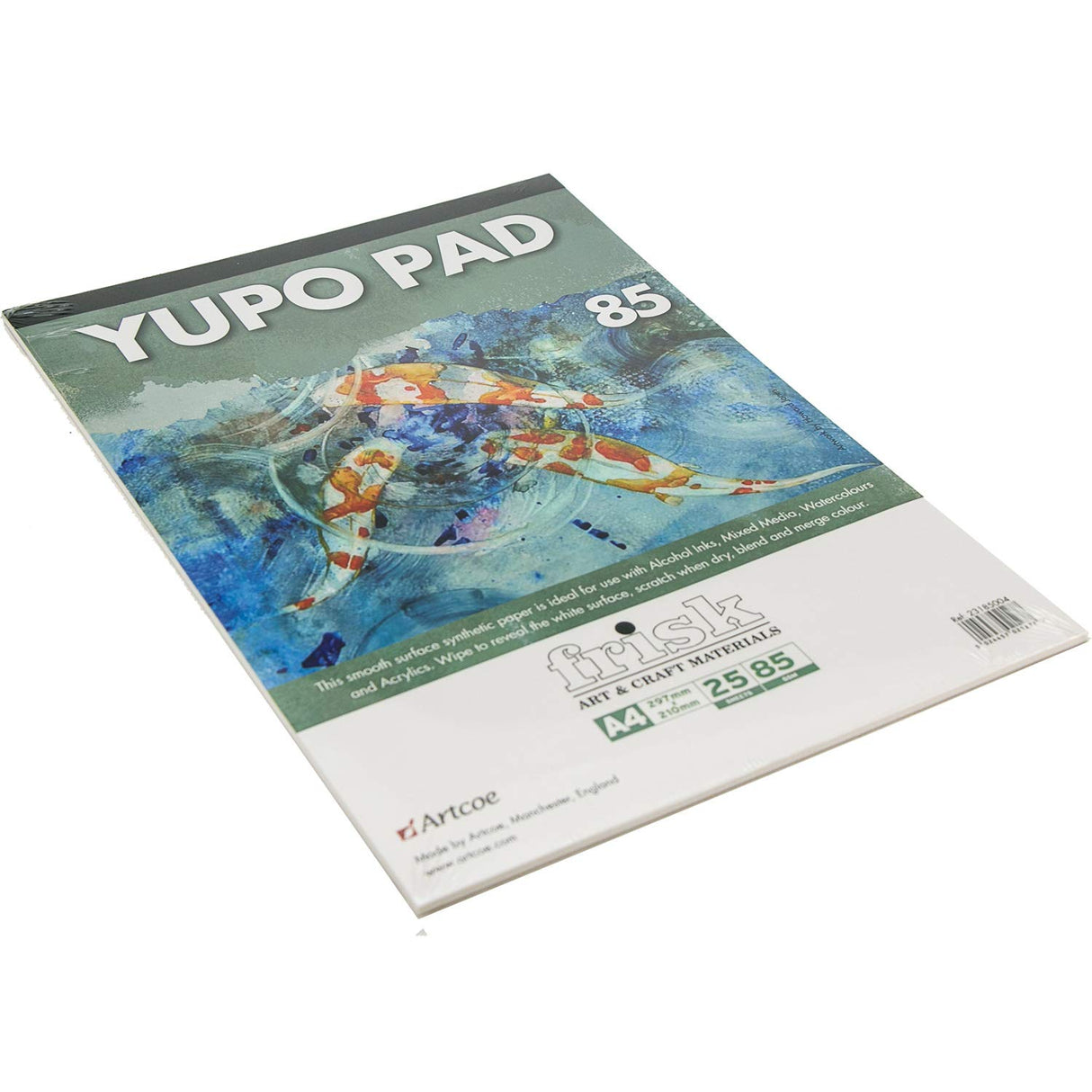 Frisk 23185004 Yupo Paper Pad A4 85gsm, White Frisk