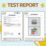 Airlab Wooden Pop-up Toaster Toy Play Kitchen Accessories Play Food Bread, Butter, Poached Egg Cutting Pretend Toys for 3 4 5 Year Old Toddlers Boys Girls Airlab