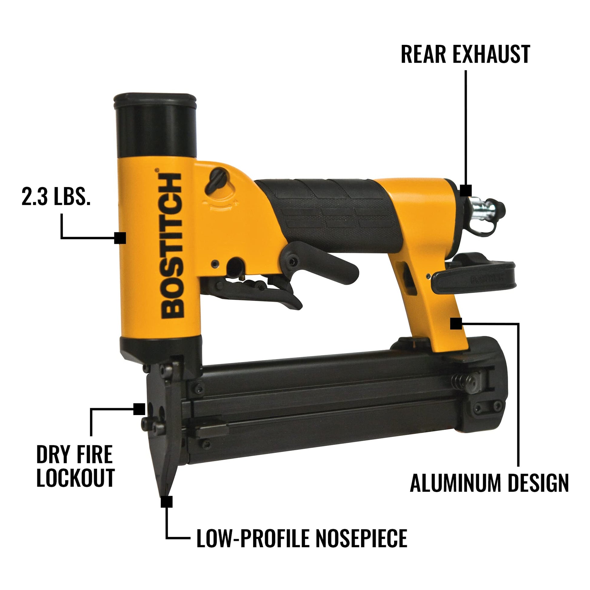 BOSTITCH Pneumatic Pin Nailer Compressor and Hose Combo Kit, 23 Gallon (BTFP1KITPN) - WoodArtSupply