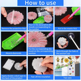 Diamond Art Kits, 12 Pcs Butterfly Hummingbird Ladybug Stakes Diamond Painting Kits for Adults Kids, 5D DIY Butterflies Ornaments Diamond Art Supplies Crafts for Indoor Outdoor Garden Yard Party Decor SOEWIOU
