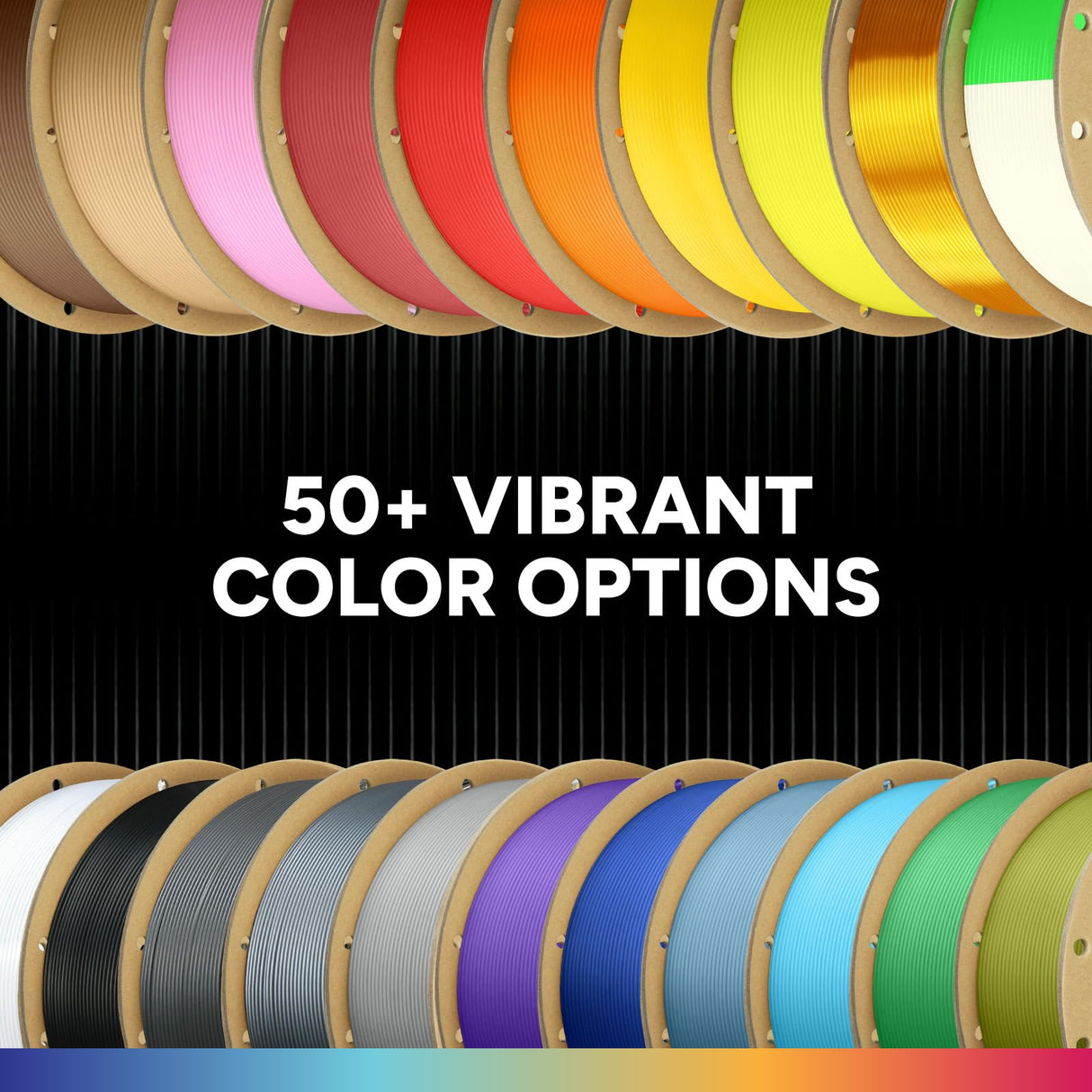 OVERTURE 6KG Bundle PLA Filament 1.75mm PLA 3D Printer Filament, 6 Pack 1kg(2.2lbs) Cardboard Spool, Dimensional Accuracy +/- 0.02mm, Fit Most FDM Printer (6 Color) OVERTURE