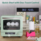 OFFNOVA Sublimation Oven Machine, 20L 110V 1250W Convection Oven for Sublimation Blanks Mugs Tumblers Cups Water Bottles Bulk Printing, with Oven Glove and Shrink Wrap OFFNOVA