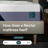 Nectar Premier 13” King Mattress - Medium Firm - Contouring Memory Foam - Cooling Upgrade - 2” Pressure Relief Layer - Mattress in a Box - 365-Night Trial & Forever Warranty Nectar