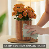 Sameme Acacia Wood Utensil Holder for Kitchen Counter, 360° Rotating 7.3"+5.7" Large Cooking Utensil Holder,Kitchen Utensil Crock for Countertop,Farmhouse Kitchen Decor,Spatula Holder Set of 2 Sameme