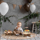 Zopeal 2 Pcs Woodland Cupcake Stand Wooden Cupcake Stand Decoration Western Cake Holder Camping Cake Holder for Woodland Baby Shower Decoration Forest Safari Birthday Party Supplies(Classic) Zopeal