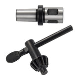 Eumtenr HD Chuck HEAVY DUTY 1/2" (13mm) Magnetic Drill Chuck with 3/4" Weldon Shank Adapter Key Type Chuck Converter Tool for Drill Press (B16) Eumtenr