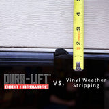 DURA-LIFT Garage Door Double-T Rubber Weather Seal 16' Wide Doors DURA-LIFT