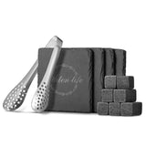 LIGHTEN LIFE Whiskey Decanter Set with Bar Accessories,Crystal Whiskey Decanter and Glass Set in Gift Box,Non-Lead Bourbon Decanter Set for Rum Scotch,Wedding Anniversary Birthday Gift for Men Him Dad LIGHTEN LIFE