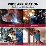 ARCCAPTAIN Reversible Welding Cap, 8 Panel Protective Welders Cap, 10 oz Fireproof Cotton Comforts for Safety and Protection While Welding to Men Women, Black, 7 1/4 ARCCAPTAIN