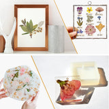 Aboofx Microwave Flower Press Kit, 6.3"x6.3" Quick Dry Flower Pressing Kit with Washable Cloth for Crafts Pressed Flowers and Plant for DIY Art, Preservation for Bookmark Frame Wedding Flowers Drying Aboofx