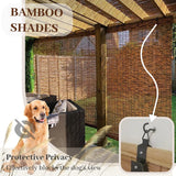 Bamboo Window Blinds 25" 26" 27" 28" 31" 32" 33" 34" 35" 36" 40" 41" 42" 43" 44" 45" 46" 47" 49" 50" 56" 57" 72" Wide, Natural Bamboo Roll Up Curtain Woven Custom Shades Cordless (Size : 25" W x 72" WoodArtSupply