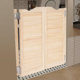 Swinging Doors, Saloon Doors, Pine Wood Swinging Doors, Wooden Saloon Doors, for Inside, Wall-Mounted, for House, Kitchen Hilberiazel