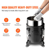 VEVOR Spray Paint Pressure Pot, 20L/5gal Pressure Pot Tank, 70 psi Adjustale Pressure, Steel Pressure Pot Paint Tank with Casters and Leak Repair Sealant, for Home Decor and Industry Painting VEVOR