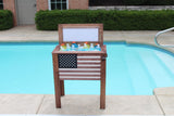 Wooden Patio Beverage Cooler for Porch, Deck or Patio - American Flag Design - 57 Qt - Backyard Expressions BACKYARD EXPRESSIONS PATIO · HOME · GARDEN