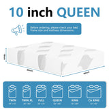 Queen Mattress 10 Inch, Cooling Gel Memory Foam Mattresses, Removable Washable Cover, Queen Size Mattress in a Box, Medium Firm, Cool Night Sleep & Pressure Relief, Made in The USA, CertiPUR-US Pamag pieeoo