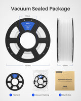 ELEGOO PETG Filament 1.75mm Blue 1KG, 3D Printer Filament Dimensional Accuracy +/- 0.02 mm, 1kg Spool(2.2lbs) Fits for Most FDM 3D Printers ELEGOO