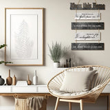 Xuhal Bless This Home Wall Decor Religious House Warming Gift Farmhouse Wooden God Sign Wood Rustic Blessing Plaque for Bedroom Living Room Kitchen Wall Art(Gray White) Xuhal