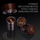 DIY Whiskey Gifts for Men - DIY Whiskey Infusion Set - Whiskey Making Kit - Whiskey Decanter Set with Botanicals & Wood Chips - Bourbon Decanter & Whiskey Birthday Gifts for Men Krafterize