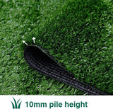 Artificial Grass Turf Lawn-3 Feet x 10 Feet, 0.4" Indoor Outdoor Rug Synthetic Grass Mat Fake Grass LITA