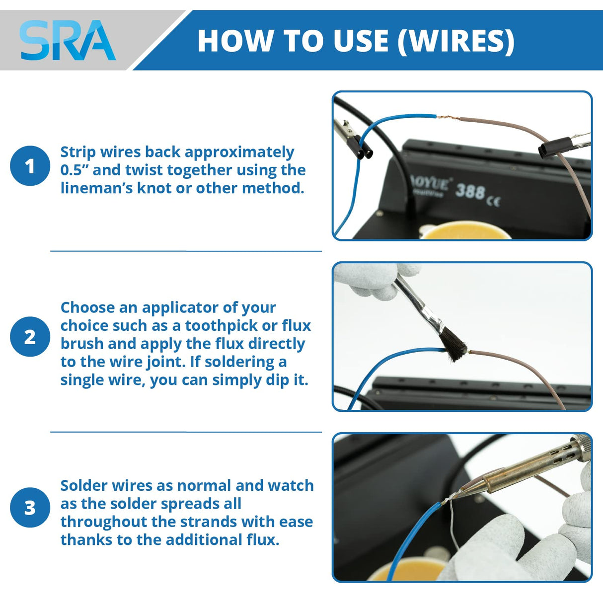 SRA Solder 135 Rosin Paste Soldering Flux For Electronics, No Clean Flux Made for Lead and Lead-Free Solder Circuit Boards and Copper Electrical Wire - Safe Clean Residues with No Goopy Mess (2oz Jar) SRA Soldering Products