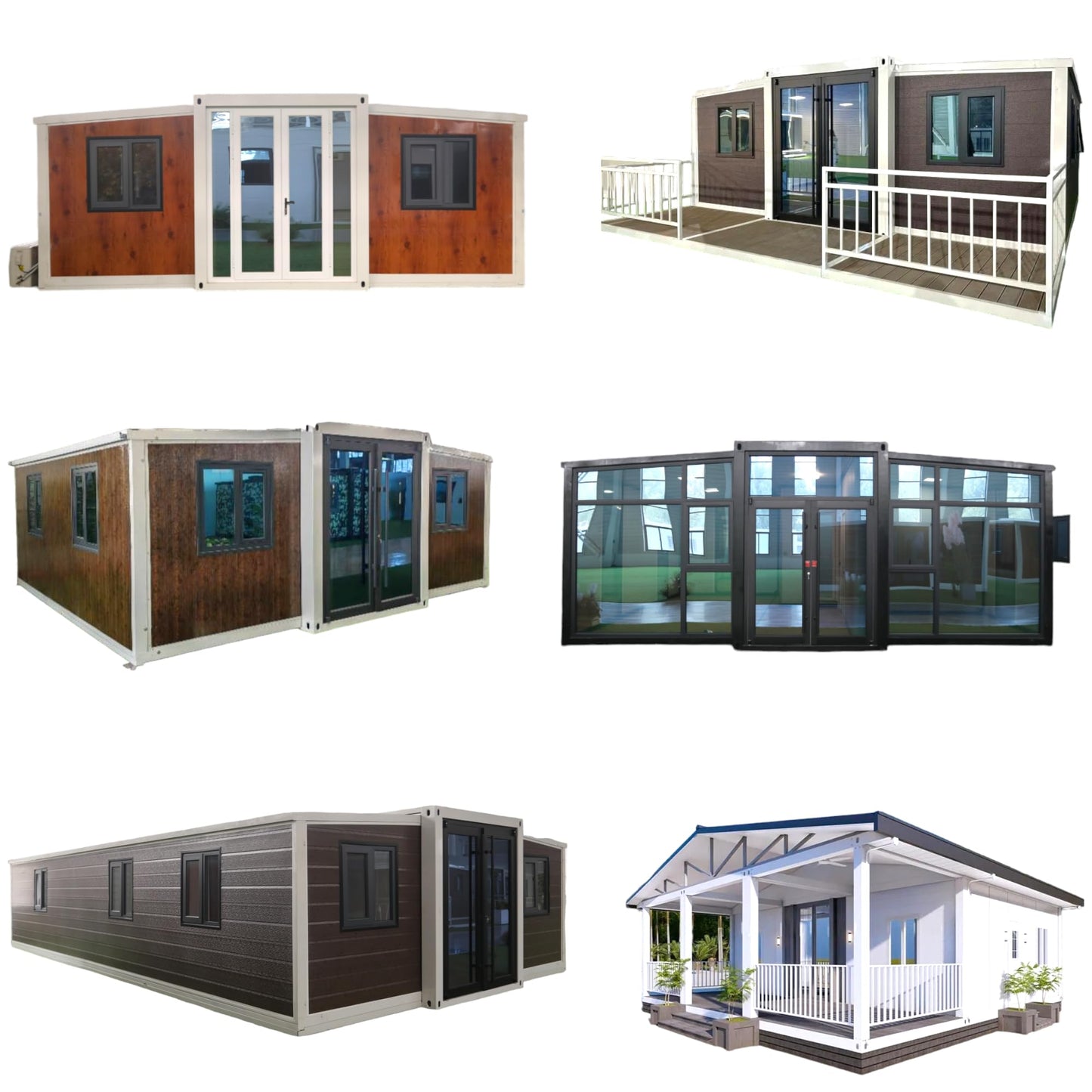 PREFAB MAISON 2024 | Detachable Prefabricated Luxury Villa Portable Foldable Expandable Container House to Live in with Restroom & Cabinet for Hotel, Booth, Office, Rent.