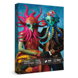 Unique Alien Puzzles 1000 Piece for Adults, Funny Cool Colorful Weird Jigsaw Puzzle, Unusual Horror Scary Octopus Puzzle BBOLDIN