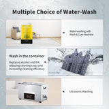 ANYCUBIC Water Wash 3D Printer Resin, 405nm High Precision UV-Curing 3D Resin, Low Shrinkage Standard Photopolymer Resin for 8K Capable LCD DLP Resin 3D Printer Printing (Clear, 500g) ANYCUBIC