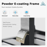 MFSTUDIO 9PCS Outdoor Patio Dining Set, Outdoor Table Chair Set with 1 Large Rectangular Expandable Table, 8 Armrest Chairs Include 6 Fixed and 2 Swivel Chair with Removable Cushions MFSTUDIO