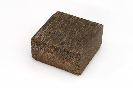 Exotic Wood Zone Black Palm Unfinished Wood Bowl Blanks Kiln Dried | Hardwood Square Blocks for DIY Woodworking Enthusiasts, Wood Pieces for Wood Crafts and Projects (6"x 6" x 2") Exotic Wood Zone