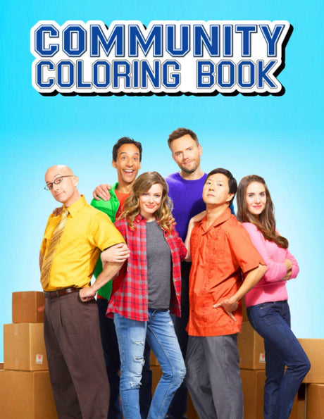 Community Coloring Book: An Amazing Coloring Book With Many Of Community Images To Relax And Boost Creativity WoodArtSupply