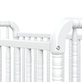 DaVinci Jenny Lind 3-in-1 Convertible Crib in White, Removable Wheels, Greenguard Gold (Mattress Not Included) DaVinci