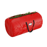 Christmas Tree Storage Bag - Polypropylene Tote with Zipper for Holiday Decorations, Inflatables, Garland and 12-Ft Artificial Trees by Elf Stor (Red) Elf Stor