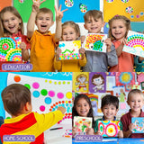 Bingo Markers 16 Color Bingo Daubers Washable Bingo Markers Drawing Coloring Arts and Crafts Supplies Dot Paint Marker Set DOSEWART