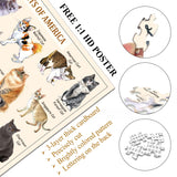 Cat Puzzles for Adults 1000 Pieces and Up,Vintage Kitty Puzzles for Adults, Animal Feline Jigsaw Puzzle Kittens PICKFORU