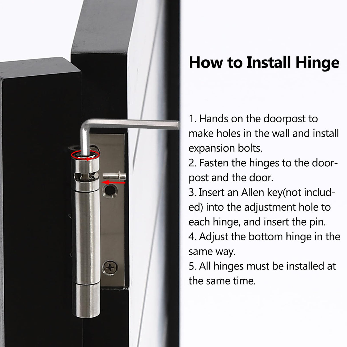 Swinging Door, Swing Half Door 3 Spring Hinges, Cafe Saloon Doors Swinging for Hallway Kitchen Bar Pub Entrance Partition, 35.4x35.4inch / Black DouSeiAi