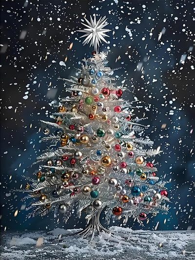 JXDXDJ Christmas Diamond Art Kits for Adults, Winter 5D Diamond Painting Kits for Beginners,DIY Round Full Drill Diamond Dots Gem Art for Adults, Paint by Diamonds Pictures Crafts Home Decor 12x16 in