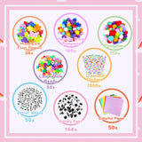 ZEIZHUBN Arts and Crafts Supplies for Kids Crafts Kit with Pipe Cleaners DIY Crafts for Kids Art School Supplies Materials All in Crafting Box Craft Supply Set Gifts for Kid Girls Boys Age 4-8, 8-12 ZEIZHUBN