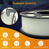 Amoybaby Glow in The Dark PLA Filament Blue, 1.75mm Luminous 3D Printer Filament, 1kg Spool (2.2lbs), Accuracy +/- 0.03 mm, Strong Glow Effect & Long Glowing Time (Glow Blue) Amoybaby