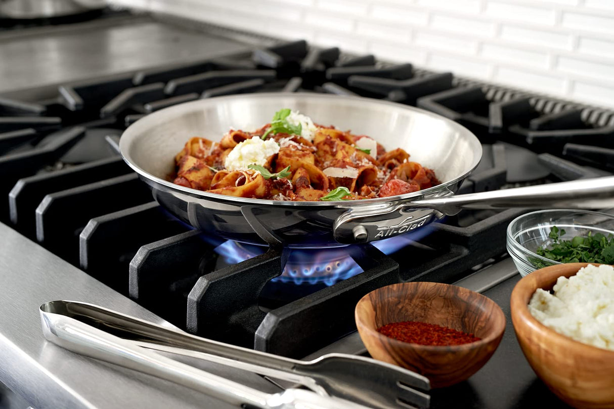 All-Clad Specialty Stainless Steel Kitchen Gadgets Serving Tongs Kitchen Tools, Kitchen Hacks Silver All-Clad