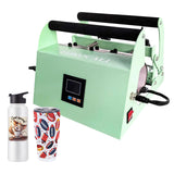 FOKOCALI 40 OZ Tumbler Heat Press Machine 110V Heat Press for 40oz Car Cup with Handle Sublimation Straight Tumblers Bottles Mugs Glass Tumbler Printing Easy Operation FOKOCALI