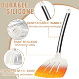 Kitchen Utensils Set-Umite Chef 34 Pcs Silicone Cooking Utensils Set for Nonstick Cookware-Silicone Spatulas Set, Stainless Steel Handle-White Kitchen Gadgets Tools, Pots and Pans Accessories Umite Chef