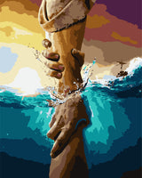 TUMOVO Paint by Numbers for Adults Jesus Oil Painting Paint by Numbers for Beginners Christian Paint by Numbers Kit DIY Oil Painting Children s Crafts 16x20 inch TUMOVO