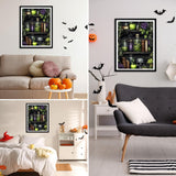 MXJSUA Halloween Magic Potions DIY Diamond Painting Kits for Adults, Diamond Gem Art Painting for Beginners, Skull Diamond Picture with Full Round Drill Dots Craft Set Gift, 12x16 Inch MXJSUA