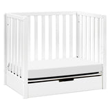 Carter's by DaVinci Colby 4-in-1 Convertible Mini Crib with Trundle Drawer in White, Greenguard Gold Certified, Undercrib Storage DaVinci