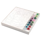 Bright Stripes Paint by Numbers Kit for Kids: Easy to Follow Paint by Numbers Canvas with Frame Kids Paint Kit (Paint by Numbers Moonlit Unicorn) Bright Stripes